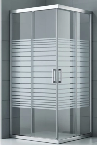 Duşakabin Kare 5 Mm Çizgili Cam 190